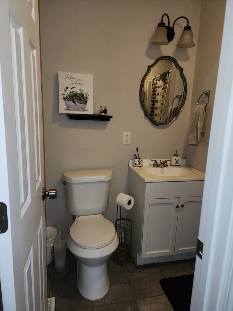 small bathroom before and after