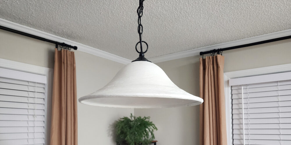 DIY pendant light